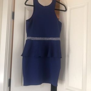Cobalt blue dress